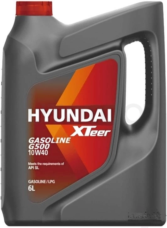 10W-40 Масло моторное синтетическое "Gasoline G500 10W-40", 6л