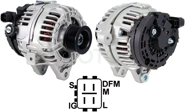 Генератор TOYOTA AVENSIS 2.0/2.4 03-08/CAMRY 2.4 01-06/RAV4 2.0 00-05 1/2AZFSE 12V 100A(BOSCH)