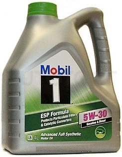 Масло моторное синтетическое MOBIL 5W-30 ESP Formula 4л - Артикул 154285 - Производитель Mobil - Фото, Отзывы, Цены