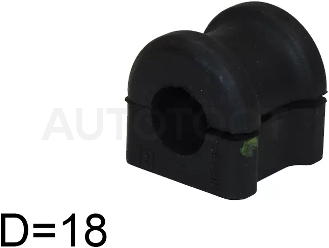 Втулка стабилизатора Toyota Avensis (T250) 03-08 / Corolla 00-07 (Зад/ 18.00)