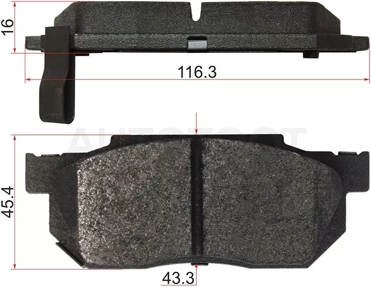 Колодки тормозные (Спереди) Honda Civic 87-95 / Fit 01-13 - Артикул ST45022SAA000 - Производитель Sat - Фото, Отзывы, Цены