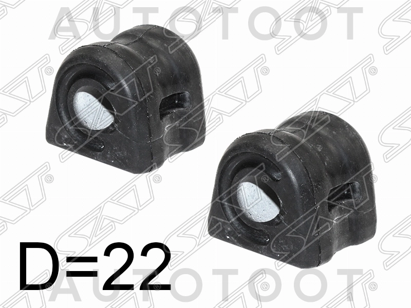 Втулка переднего стабилизатора d=22mm (КОМПЛЕКТ) -HSBFKFKIT Febest для HONDA CR-V
