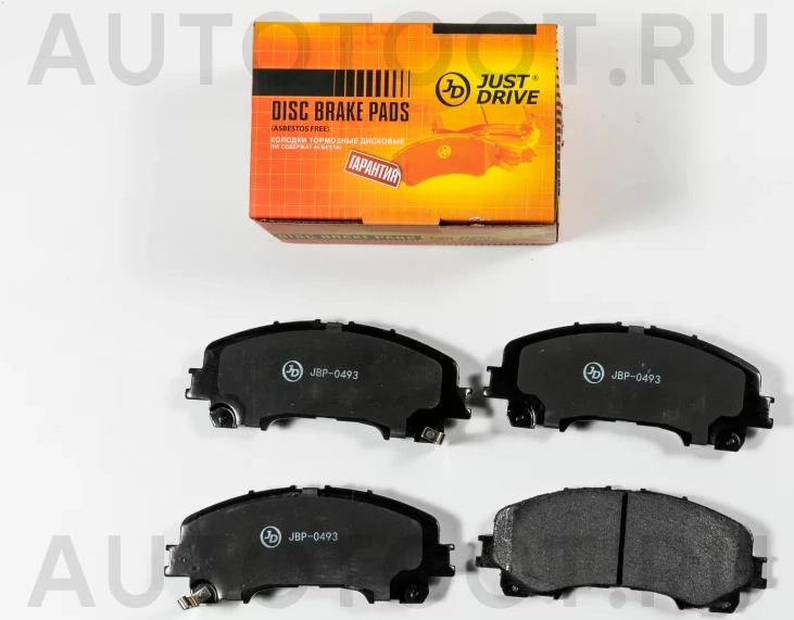 Колодки тормозные дисковые, передние - Артикул JBP0493 - Производитель Just Drive - Фото, Отзывы, Цены
