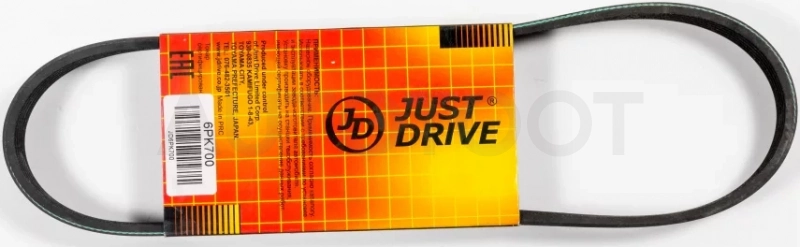 Ремень поликлиновый JD - Артикул 6PK700 - Производитель Just Drive - Фото, Отзывы, Цены