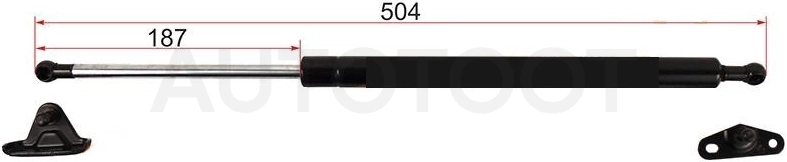 Амортизатор крышки багажника правый -ST6895049015 Sat для TOYOTA HARRIER, LEXUS RX300
