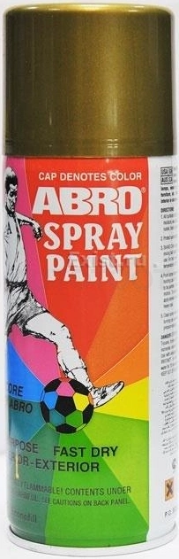 Краска спрей Бронза ABRO 27 473мл.