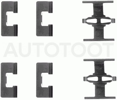Комплект монтажный задних тормозных колодок -901092 Frenkit для HONDA FIT, HONDA JAZZ