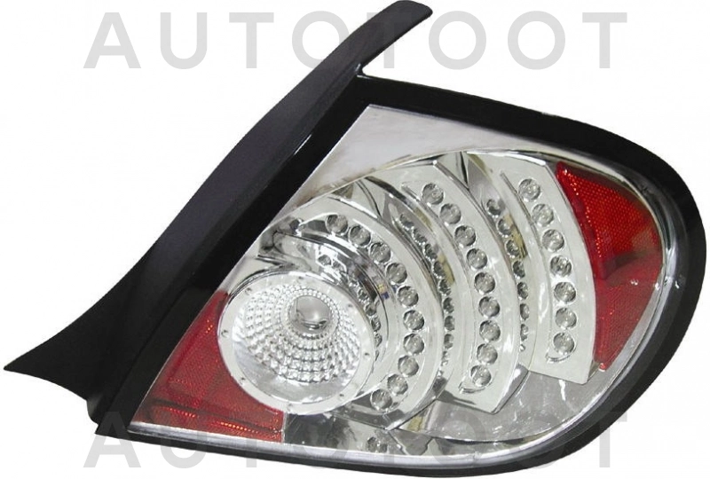 Фонарь задний левый+правый (комплект, тюнинг, диодные, внутри черные с хромом) -  для DODGE NEON