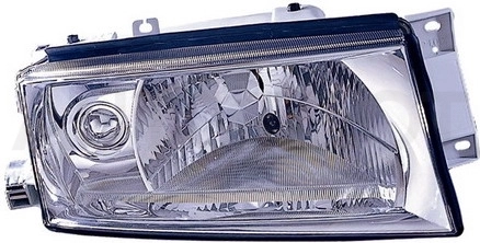 Фара правая (под корректор, без противотуманки) -6651106RLDEM Depo для SKODA OCTAVIA