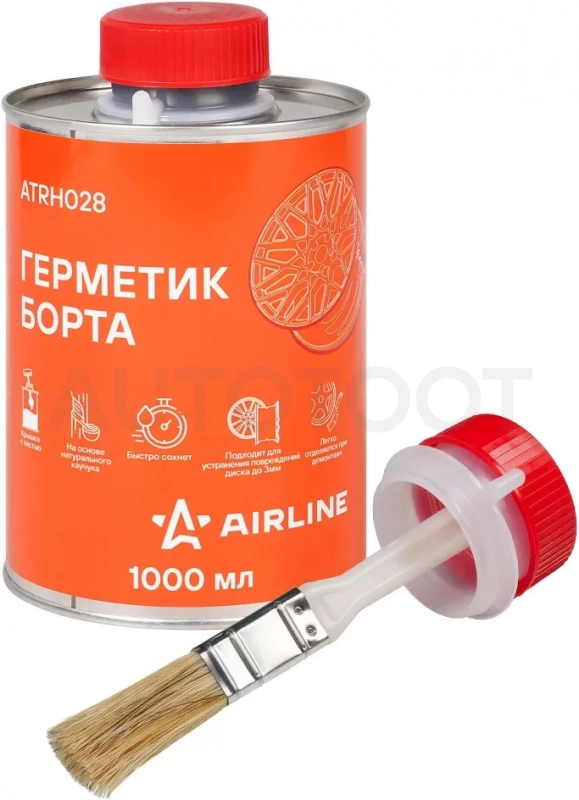 Герметик борта, банка с кистью, 1л - Артикул ATRH028 - Производитель Airline - Фото, Отзывы, Цены