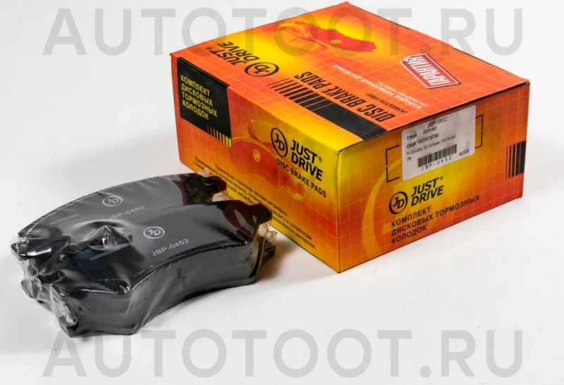 Колодки тормозные дисковые передние - Артикул JBP0452 - Производитель Just Drive - Фото, Отзывы, Цены