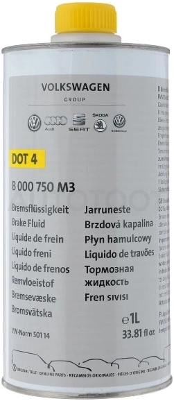 Жидкость тормозная DOT-4 VAG 1л - Brake Fluid