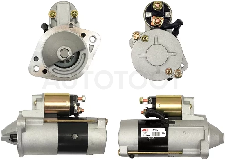 Стартер Mitsubishi Delica 90-07 / L200 96-16 / Lancer 88-91 / Pajero Sport 08-17 / Nissan Bluebird Sylphy 00-05 (2,2 kW/ Z=10)