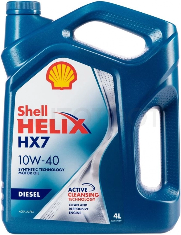 Масло моторное полусинтетическое Shell Helix Diesel HX7 10W-40 4л