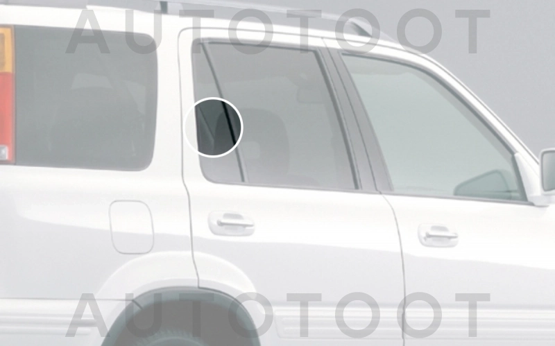 Стекло форточки (уголок) задней правой двери -  для HONDA CR-V