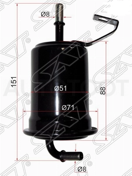 Фильтр топливный 3RZ / 2TR / 1GR / 5VZ