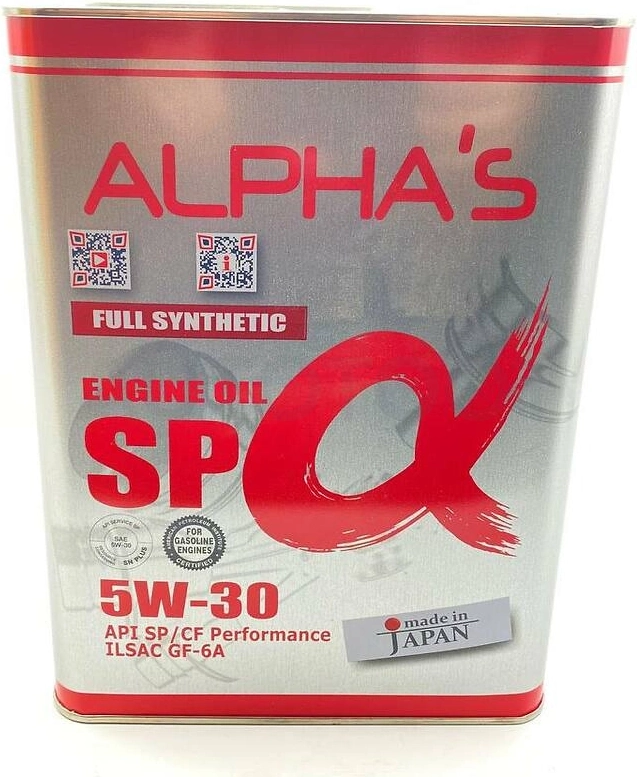 Масло моторное синтетическое 5W-30 SN/GF-5 ALPHAS 4л - Артикул 809244 - Производитель Alphas - Фото, Отзывы, Цены