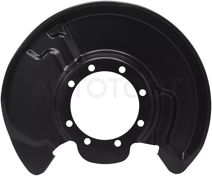 Щиток тормозного диска перед TOYOTA LAND CRUISER 80 92-98 левый