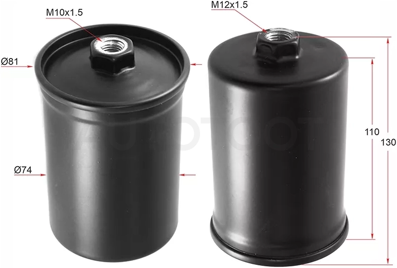 Фильтр топливный AUDI A6 97-04/A4 1.8/2.4 95-01/80 2.0 91-96/VW PASSAT 1.8/2.0/2.3/2.8 98-05