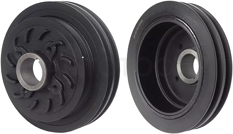 Шкив коленвала HYUNDAI H-1/STAREX 97-07/PORTER 04-/KIA BONGO 06-/PREGIO 97-05 2001- двиг. D4BH/4D56