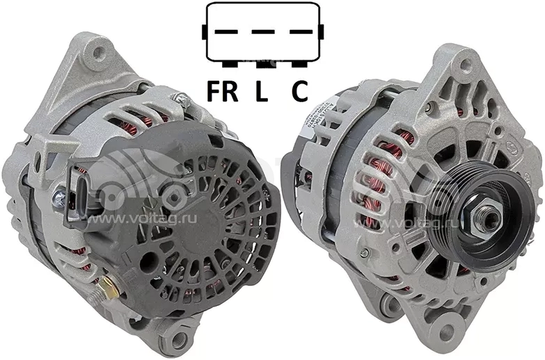 Генератор KIA RIO/CEED/HYUNDAI SOLARIS/ACCENT/I20/I30 1.4/1.6 09-G4F# 12V 90A(недоступ)