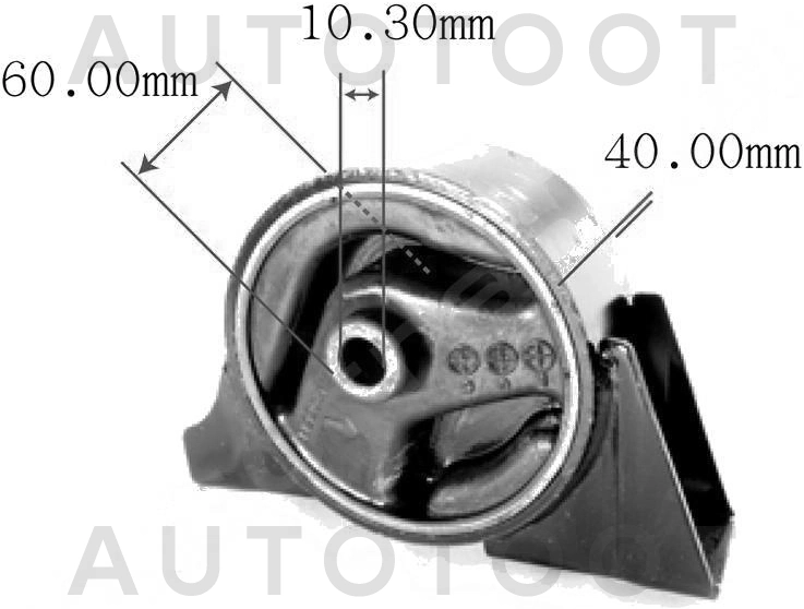 Подушка двигателя задняя АТ МТ -ST113204M400C Sat для NISSAN SUNNY, NISSAN ALMERA, NISSAN BLUEBIRD SYLPHY, NISSAN ALMERA CLASSIC, NISSAN AD, NISSAN WINGROAD