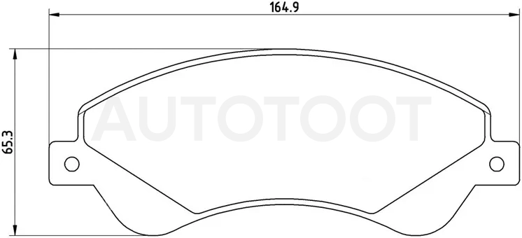Колодки тормозные (Спереди) Ford Transit 06-14 - Артикул P24065 - Производитель Brembo - Фото, Отзывы, Цены