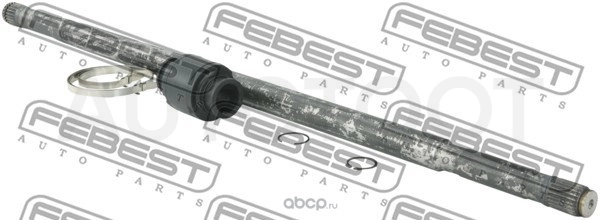 Вал приводной передний правый -0212E11RH Febest для NISSAN NOTE