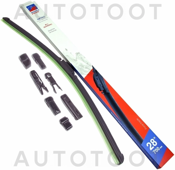 Щетка стеклоочистителя бескаркасная 700мм (28") DOUBLE FORCE - Артикул DFF28 - Производитель Double Force - Фото, Отзывы, Цены