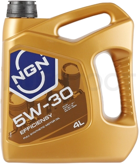 5W-30 EFFICIENCY SN 4л синтетика - Артикул V172085348 - Производитель NGN - Фото, Отзывы, Цены