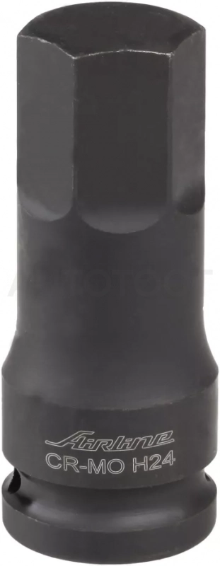 Головка ударная торцевая 1/2"DR внешний шестигранник H24, L=78мм