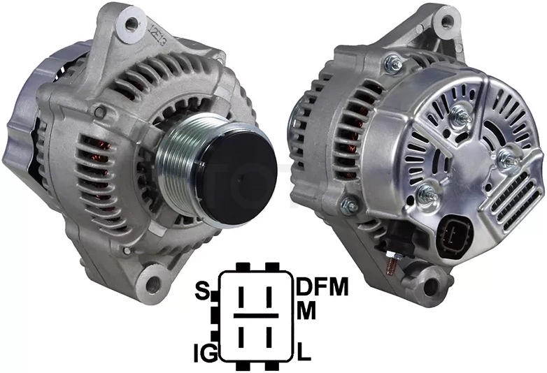Генератор TOYOTA HIACE/HILUX/DYNA 2.5D 01- 2KDFTV 12V 70A