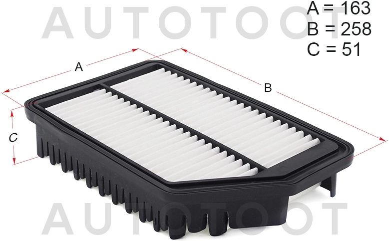 Фильтр воздушный -ST281132S000 Sat для KIA SPORTAGE, HYUNDAI IX35, HYUNDAI TUCSON