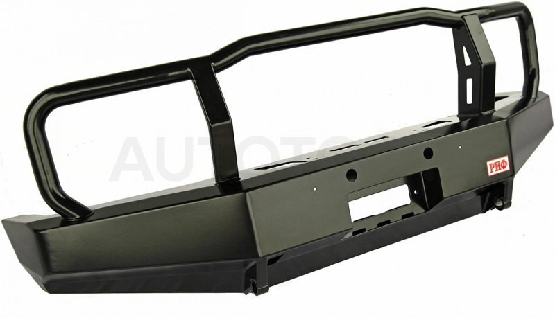 Toyota Land Cruiser 76/78 2007+ Бампер РИФ передний с защитной дугой, с площадкой под лебёдку