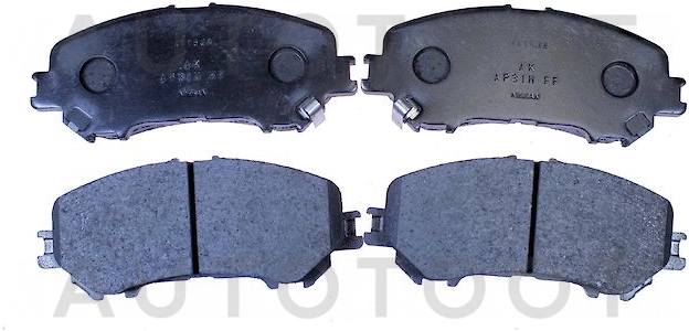 Колодки тормозные передние дисковые -STD10604BA0A Sat для NISSAN QASHQAI, NISSAN X-TRAIL