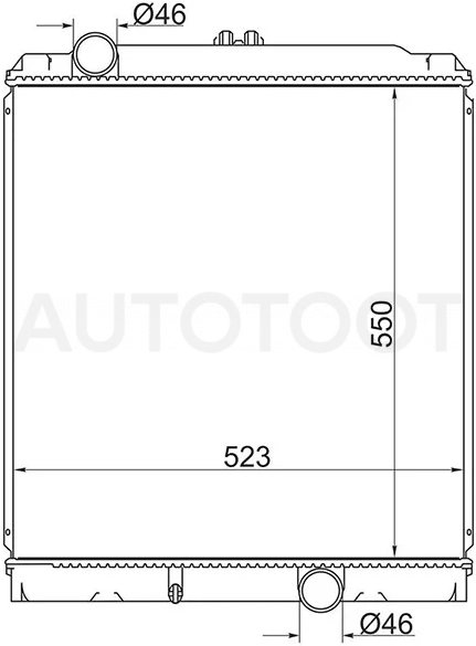 Радиатор Mitsubishi Fuso Canter FE6 93-02 - Артикул KYMC0020 - Производитель Koyo - Фото, Отзывы, Цены