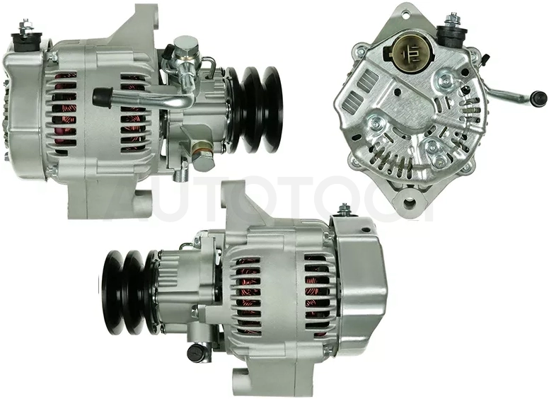 Генератор TOYOTA 4-RUNNER/LAND CRUISER/HI-ACE 2.4TD 89-95 2/3/5L 12V 70A(2 ручека круглая фишка)