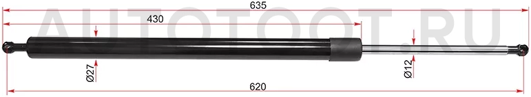 Амортизатор крышки багажника -STA4639800164 Sat для MERCEDES G-CLASS