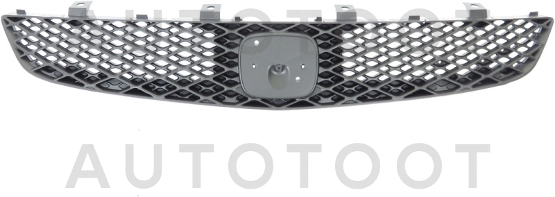 Решетка радиатора (ТИП-R, серебристо-черная) -  для HONDA CIVIC