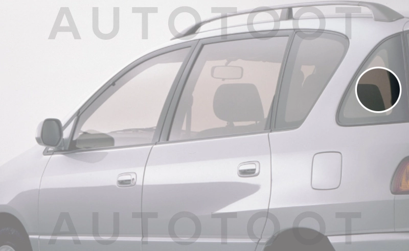 Стекло багажника боковое заднее левое -  для TOYOTA IPSUM, TOYOTA PICNIC