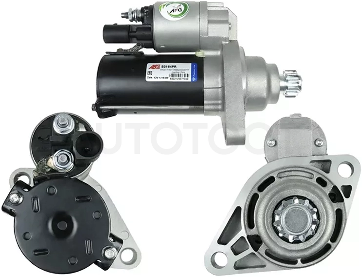 Стартер Audi A3 03-19 / Skoda Octavia 00-20 / Rapid 12- / Volkswagen Golf 08-19 / Jetta 05- / Passat 80- / Polo 09-22 / Audi A1 10-18 / Q2 16- / S3 08-16 / TT 06-14 / SEAT Altea 04-15 / Ateca 16- / Ibiza 08-17 / Leon 05-20 / Skoda Roomster 06-10 / Superb
