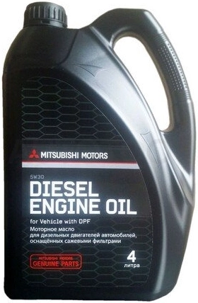 Масло моторное синтетическое MITSUBISHI 5W-30 Diesel Engine Oil 4л - Артикул MZ320759 - Производитель Mitsubishi - Фото, Отзывы, Цены
