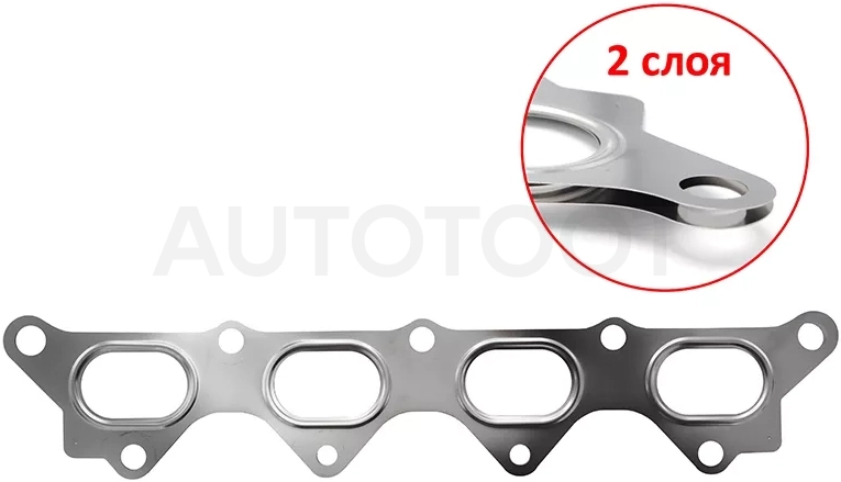 Прокладка выпускного коллектора -MR552763 Mitsubishi для MITSUBISHI LANCER