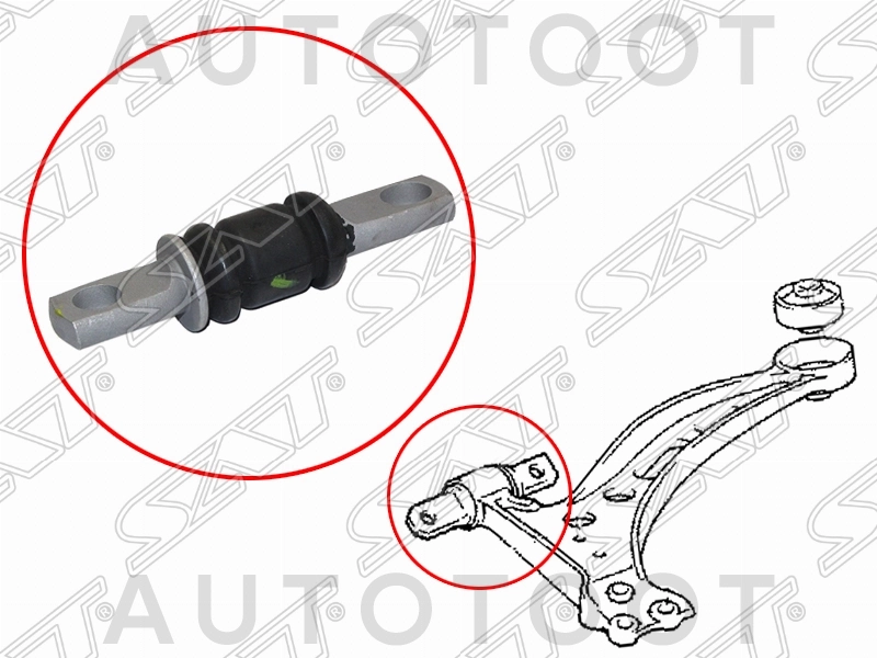 Сайлентблок переднего рычага передний -8798015SX Stellox для TOYOTA CAMRY, TOYOTA SCEPTER, TOYOTA CAMRY GRACIA, TOYOTA HARRIER, LEXUS RX300, LEXUS ES300, TOYOTA AVALON