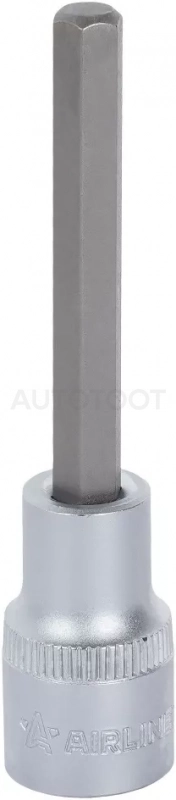 Головка торцевая 1/2" с шестигранной вставкой 8мм, L=100мм - Артикул ATBS50 - Производитель Airline - Фото, Отзывы, Цены