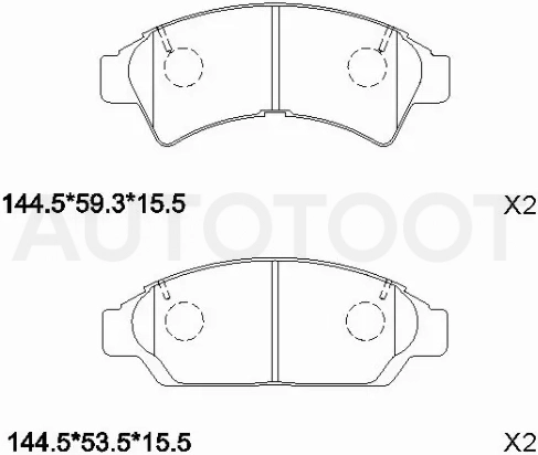 Колодки тормозные (Спереди) Toyota Camry Japan 86-98 / Vista 90-98 - Артикул ST0446532080 - Производитель Sat - Фото, Отзывы, Цены