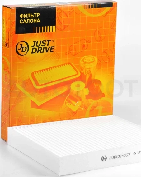 Фильтр салона - Артикул JDACX057 - Производитель Just Drive - Фото, Отзывы, Цены