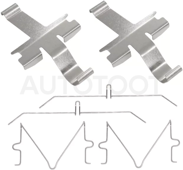 Комплект монтажный тормозных колодок FR TOYOTA LC80 90-98/LCP9# 96-02/HILUX SURF 95-02