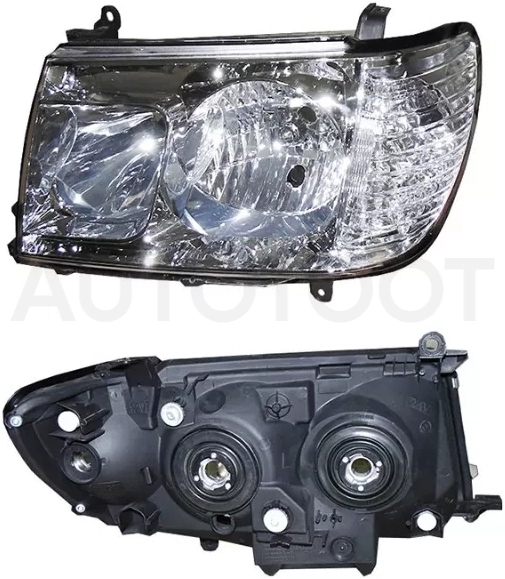 Фара Toyota Land Cruiser (J100) 05-07 (Слева/ Галоген/ Ручная регулировка) - Артикул ST21211H9L - Производитель Sat - Фото, Отзывы, Цены