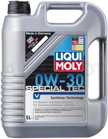 0W-30 Масло моторное синтетическое "Special Tec V ", 5л - Артикул 2853 - Производитель Liqui Moly - Фото, Отзывы, Цены